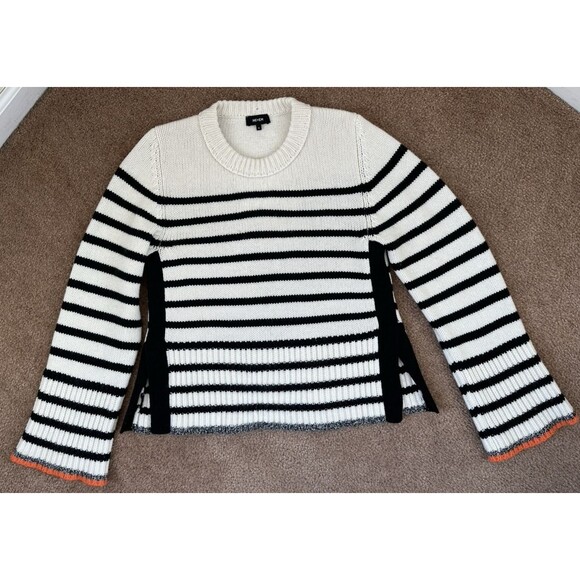 ME+EM MERINO CASHMERE BRETON STRIPE SWEATER SIZE MEDIUM RARE - Picture 6 of 15